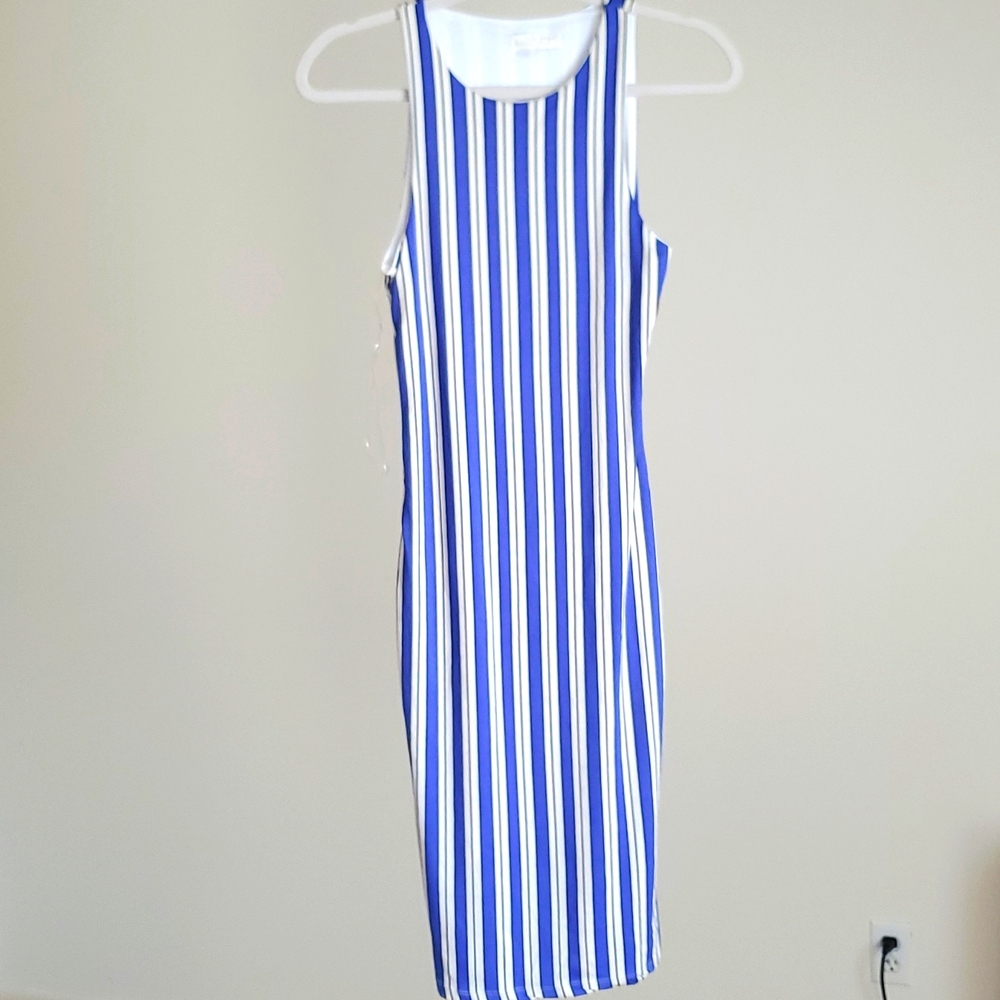 Blue ans white Woman's Dress Small